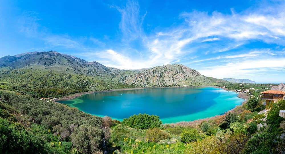 Destination Lake Kournas: Sunbathing And Donkey Walks